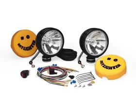 KC HiLites 6" Daylighter Halogen 2-Light System 100W Spot Beam