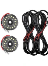 KC HiLites Two-Light Add-On Cyclone V2 Kit, Clear, 2.5 Meters Long                                     - 6331 - Image 4