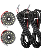 KC Hilites Two-Light Add-On Cyclone V2 Kit, Clear, 5.0 Meters Long, Off-Road Lighting                                     - 6335 - Image 3