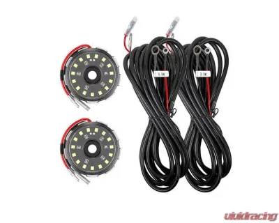 KC Hilites Two-Light Add-On Cyclone V2 Kit, Clear, 5.0 Meters Long, Off-Road Lighting - 6335