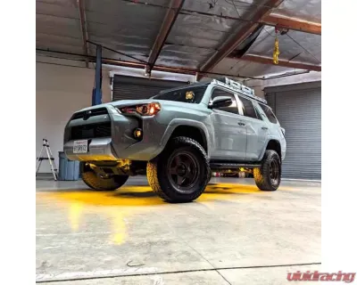 KC Hilites Two-Light Add-On Cyclone V2 Kit Amber 3.5 Meters Long for Off-Road Use - 6334