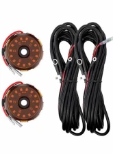 KC HiLites Two-Light Add-On Cyclone V2 Kit, Amber, 5.0 Meters Long, Universal Fit                                     - 6336 - Image 3