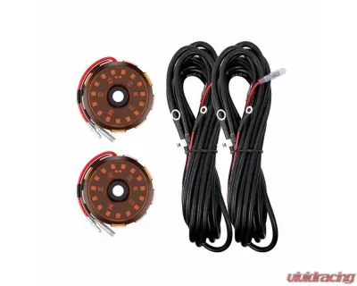 KC HiLites Two-Light Add-On Cyclone V2 Kit, Amber, 5.0 Meters Long, Universal Fit - 6336