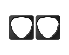 KC HiLites Square Universal Shrouds for FLEX ERA 3 Lights - Pair, Durable Black Finish