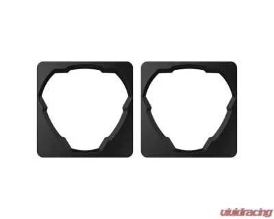 KC HiLites Square Universal Shrouds for FLEX ERA 3 Lights - Pair, Durable Black Finish - 7469