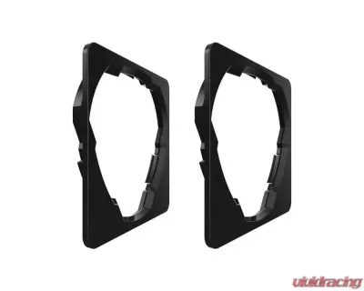 KC HiLites Square Universal Shrouds for FLEX ERA 3 Lights - Pair, Durable Black Finish - 7469