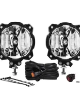 KC Hilites 6" Pro6 Gravity LED Infinity Ring 2-Light System 20W Spot Beam 91301                                     - 91301 - Image 2