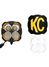 KC HiLites Flex Era 4 Single Light Master Kit for 2018-2023 Jeep Wrangler, 1289                                     - 1289 - Image 14