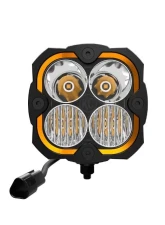 KC HiLites Flex Era 4 Single Light Master Kit for 2018-2023 Jeep Wrangler, 1289                                     - 1289 - Image 2