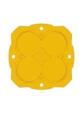 KC HiLites Flex Era 4 Performance Yellow Spot Beam Lens for Off-Road Vehicles                                     - 4269 - Image 9