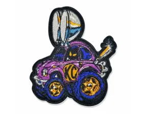 KC Hilites Baja Bug Retro Patch - 7014, Embroidered Fabric, 4