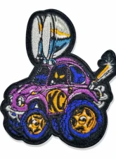 KC Hilites Baja Bug Retro Patch - 7014, Embroidered Fabric, 4" Size, Classic Design                                     - 7014 - Image 2