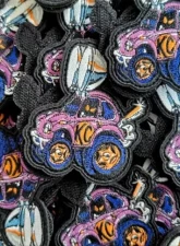 KC Hilites Baja Bug Retro Patch - 7014, Embroidered Fabric, 4" Size, Classic Design                                     - 7014 - Image 2