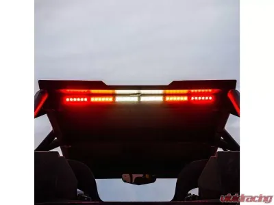 KC Hilites Rear-Facing LED Light Bar Multi-Function Chase Bar Kit for Polaris RZR Turbo R & Pro XP - 98012