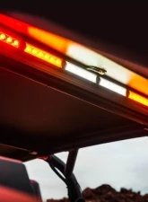 KC Hilites Rear-Facing LED Light Bar Multi-Function Chase Bar Kit for Polaris RZR Turbo R & Pro XP                                     - 98012 - Image 5
