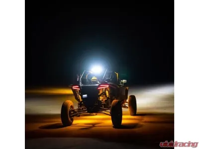KC Hilites Rear-Facing LED Light Bar Multi-Function Chase Bar Kit for Polaris RZR Turbo R & Pro XP - 98012