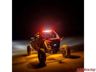 KC Hilites Rear-Facing LED Light Bar Multi-Function Chase Bar Kit for Polaris RZR Turbo R & Pro XP - 98012