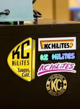 KC Hilites Throwback KC Logos Sticker Pack - 5 Vinyl Stickers, Multi-Color, 3x3 inches                                     - 9948 - Image 2