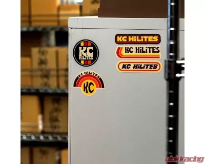 KC Hilites Reimagined Retro KC Logos Sticker Pack - 9949 - Vinyl, Multi-Color, 4-Pack - 9949
