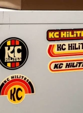 KC Hilites Reimagined Retro KC Logos Sticker Pack - 9949 - Vinyl, Multi-Color, 4-Pack                                     - 9949 - Image 3