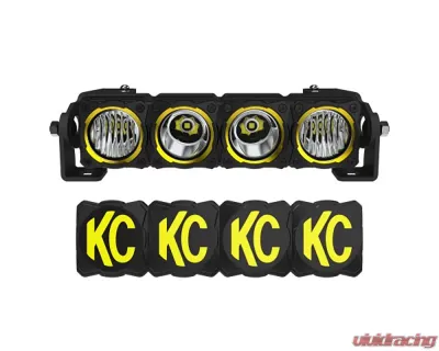 KC Hilites FLEX ERA 10 Inch LED Light Bar Master Kit for Off-Road Vehicles - 291