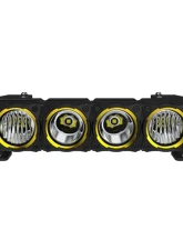 KC Hilites FLEX ERA 10 Inch LED Light Bar Master Kit for Off-Road Vehicles                                     - 291 - Image 2