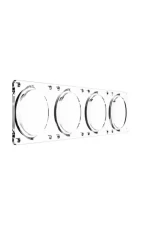 KC HiLites FLEX ERA LED Clear Spot Beam Lens for Light Bars, 4271, Durable Material                                     - 4271 - Image 6