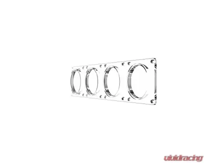 KC HiLites FLEX ERA LED Clear Spot Beam Lens for Light Bars, 4271, Durable Material - 4271