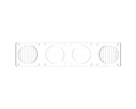 KC HiLites FLEX ERA LED Clear Combo Beam Lens for Light Bars