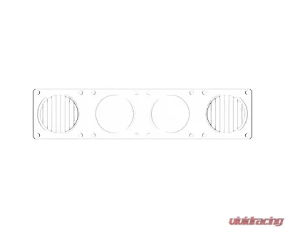 KC Hilites FLEX ERA LED Clear Combo Beam Lens for Light Bars, 4273, Durable Material - 4273