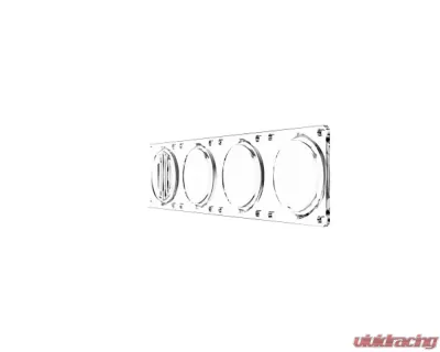 KC Hilites FLEX ERA LED Clear Combo Beam Lens for Light Bars, 4273, Durable Material - 4273