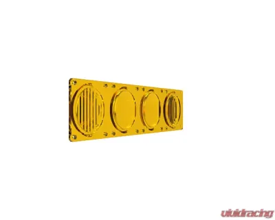 KC HiLites FLEX ERA LED Performance Yellow Combo Beam Lens for Light Bars, 4274 - 4274