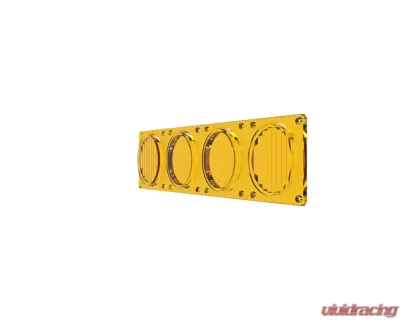 KC HiLites FLEX ERA LED Performance Yellow Combo Beam Lens for Light Bars, 4274 - 4274