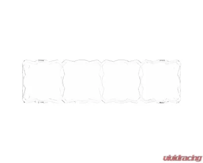 KC Hilites FLEX ERA LED Light Bar 10 Inch Clear Shield for Off-Road Vehicles - 5332