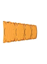 KC Hilites FLEX ERA LED Light Bar 10 Inch Amber Shield for Off-Road Vehicles                                     - 5333 - Image 2