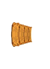 KC Hilites FLEX ERA LED Light Bar 10 Inch Amber Shield for Off-Road Vehicles                                     - 5333 - Image 6