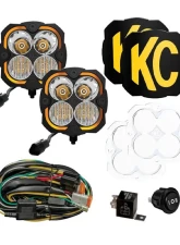 KC HiLiTES Flex Era 4 2-Light Master LED Light Pod Kit for Off-Road Vehicles                                     - 289 - Image 12