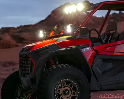 KC HiLiTES Flex Era 4 2-Light Master LED Light Pod Kit for Off-Road Vehicles - 289