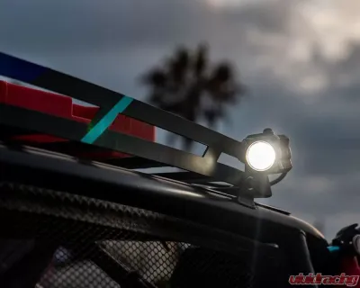 KC HiLites Flex Era 1 2-Light Master Kit for 2015-2021 Jeep Wrangler, LED, Black - 265