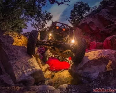 KC HiLites Flex Era 1 2-Light Master Kit for 2015-2021 Jeep Wrangler, LED, Black - 265