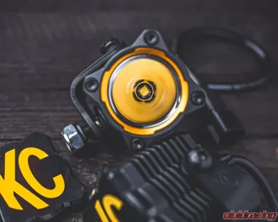 KC HiLites Flex Era 1 2-Light Master Kit for 2015-2021 Jeep Wrangler, LED, Black - 265