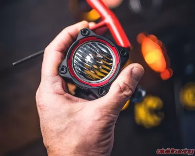 KC HiLites Flex Era 1 2-Light Master Kit for 2015-2021 Jeep Wrangler, LED, Black - 265