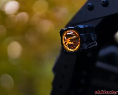 KC HiLites Flex Era 1 2-Light Master Kit for 2015-2021 Jeep Wrangler, LED, Black - 265