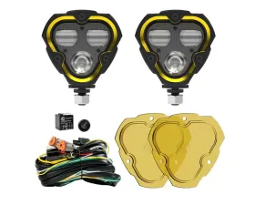 KC Hilites Flex Era 3 Dual Mode SAE Fog Lights 2-Light Master Kit for Jeep, Toyota, Subaru