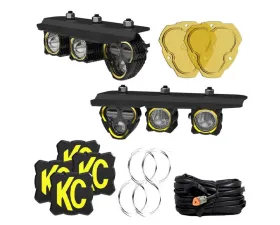 KC Hilites Flex Era 3 Dual Mode SAE Fog Light Pocket Kit for Ford Bronco 2021+