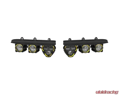 KC Hilites Flex Era 3 Dual Mode SAE Fog Light Pocket Kit for Ford Bronco 2021+ - 97168