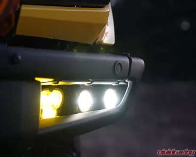 KC Hilites Flex Era 3 Dual Mode SAE Fog Light Pocket Kit for Ford Bronco 2021+ - 97168
