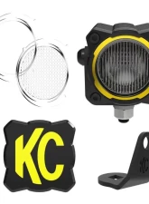 KC Hilites 1 Flex Era Single Light Master Kit for 2016-2023 Jeep Wrangler, LED, Black                                     - 1265 - Image 16