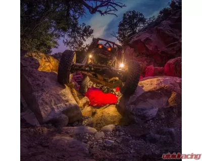 KC Hilites 1 Flex Era Single Light Master Kit for 2016-2023 Jeep Wrangler, LED, Black - 1265