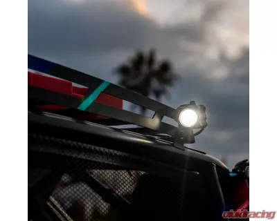 KC Hilites 1 Flex Era Single Light Master Kit for 2016-2023 Jeep Wrangler, LED, Black - 1265